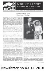 MAHS Newsletter no 43 July 2018